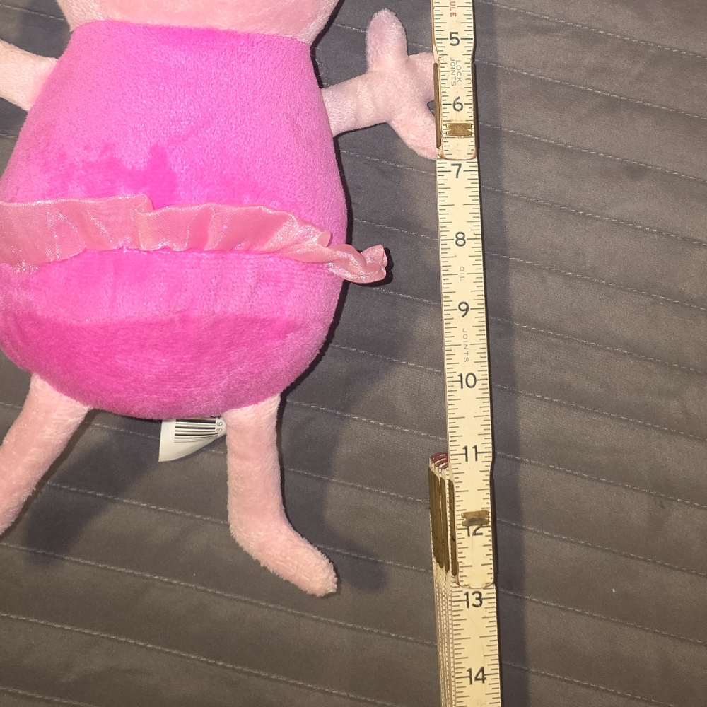 Peppa Pig And Friends‎ Lot Of 4 GUC Plushies 2= 11in 2 =7in Like New - Picture 4 of 13